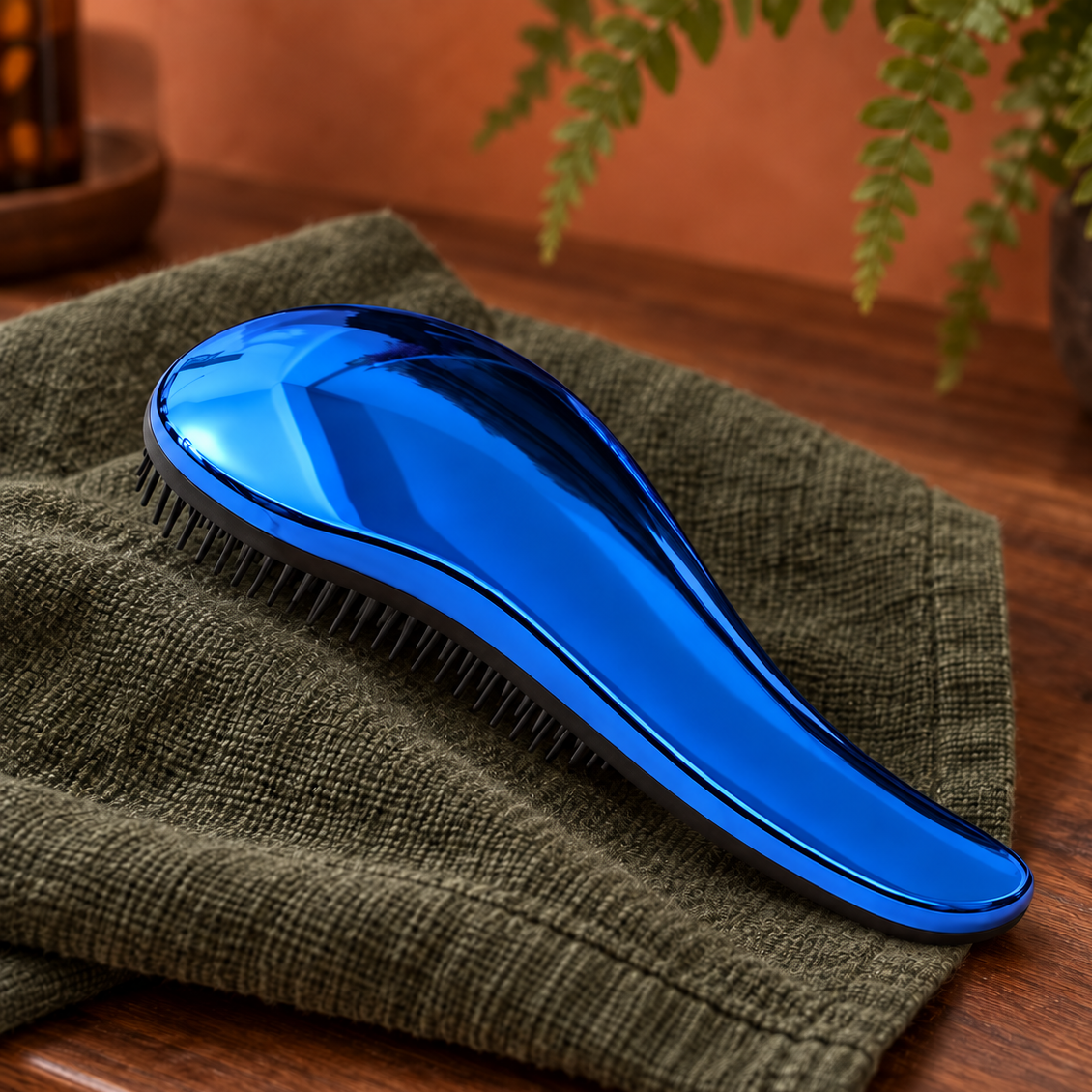 Gentle Deshedding Rake Brush for Tidy, Lighter Coats