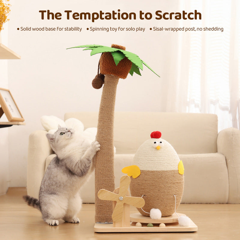 Vertical Sisal Cat Scratching Post