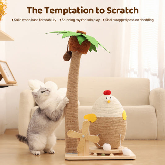 Vertical Sisal Cat Scratching Post