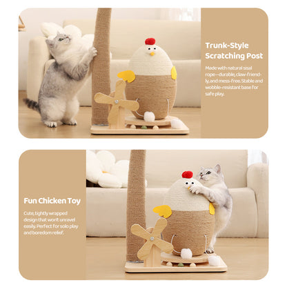 Vertical Sisal Cat Scratching Post