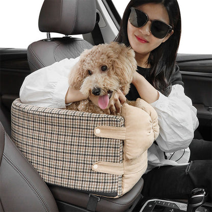 Car armrest pet nest