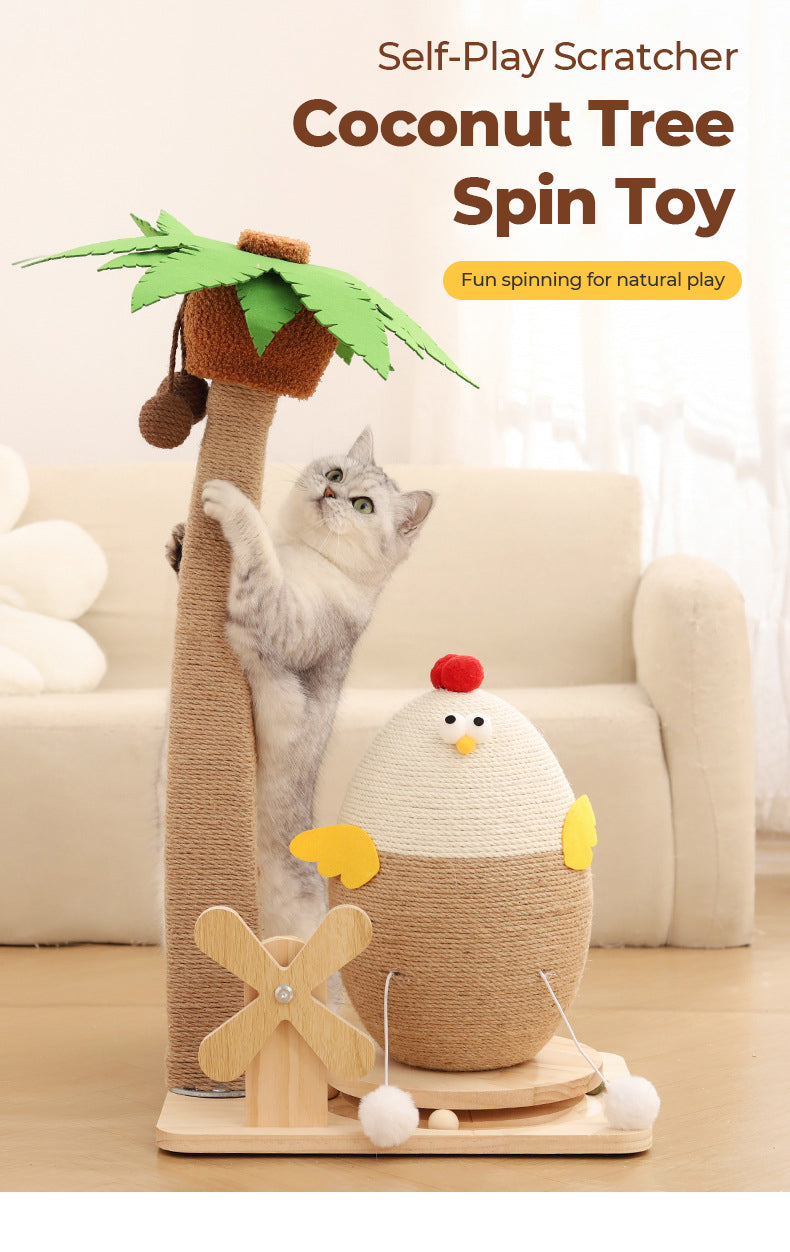 Vertical Sisal Cat Scratching Post