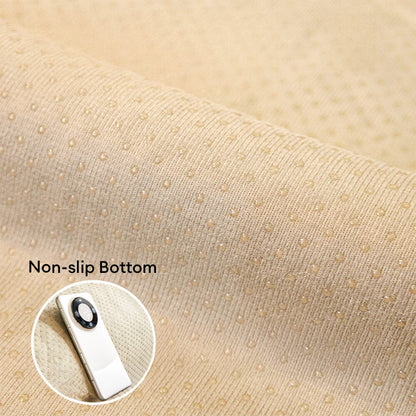 Cozy Plush Curved Jacquard Sofa Cover with Non-Slip Backing – Warm Couch Protector
