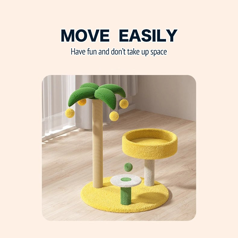 Compact Cat Tree & Scratcher