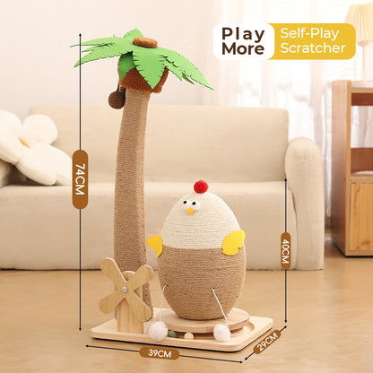 Vertical Sisal Cat Scratching Post
