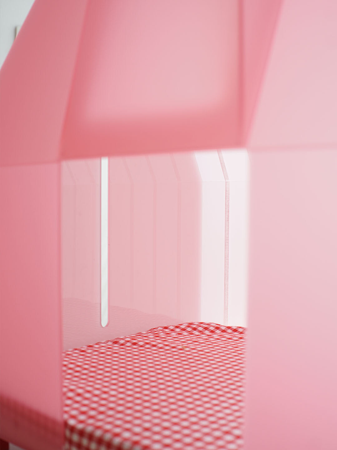 Pink Pet House Cat Bed