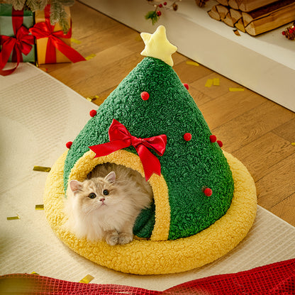 Christmas tree Warm Cat Nest