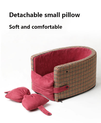 Car armrest pet nest