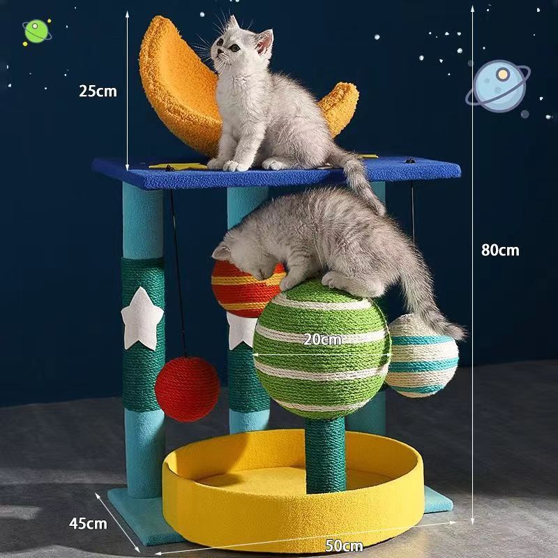 Sisal Cat Climbing Tower