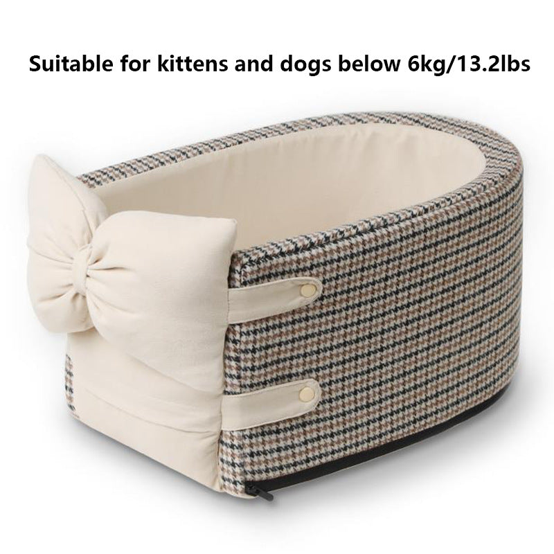 Car armrest pet nest