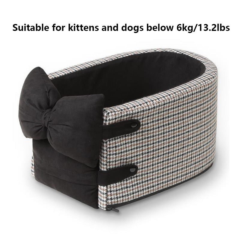 Car armrest pet nest