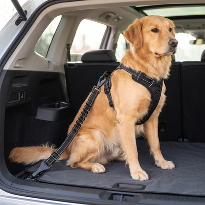 Adjustable Nylon Dog Car Seat Belt for Calmer Car Rides