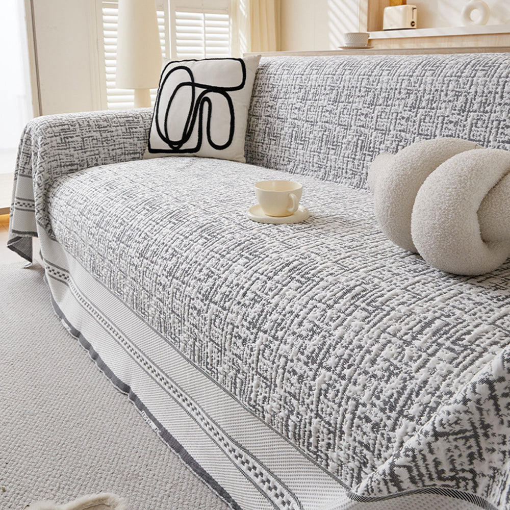 Four Seasons Universal Ice Silk Cooling Couch Cover - Ultra-Soft, Breathable & Easy-Fit
