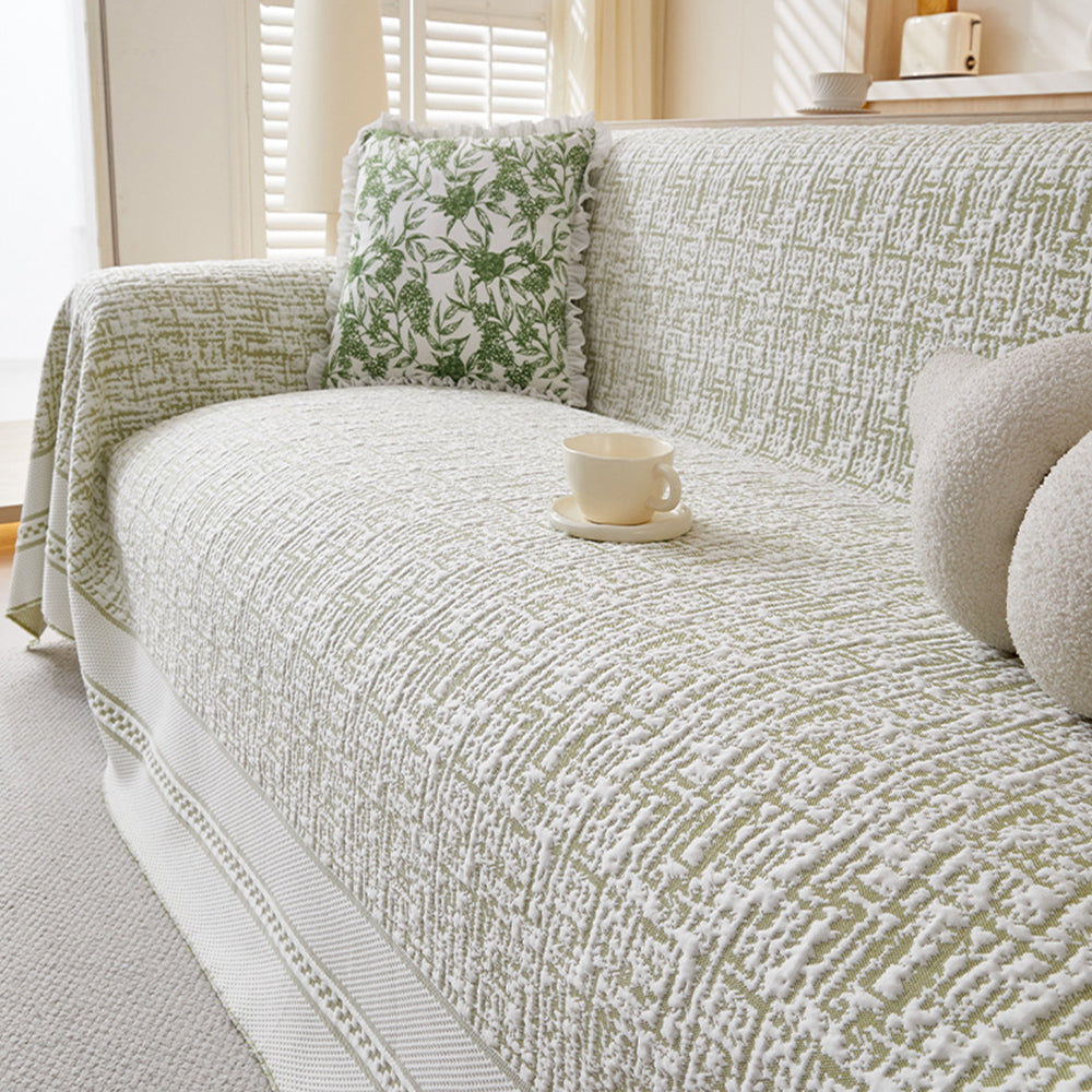 Four Seasons Universal Ice Silk Cooling Couch Cover - Ultra-Soft, Breathable & Easy-Fit