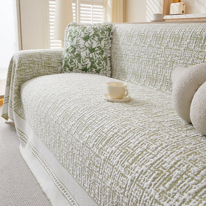 Four Seasons Universal Ice Silk Cooling Couch Cover - Ultra-Soft, Breathable & Easy-Fit