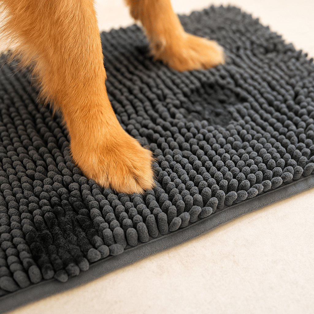 Superabsorbent Microfiber Paw Mat for Mud-Free Floors