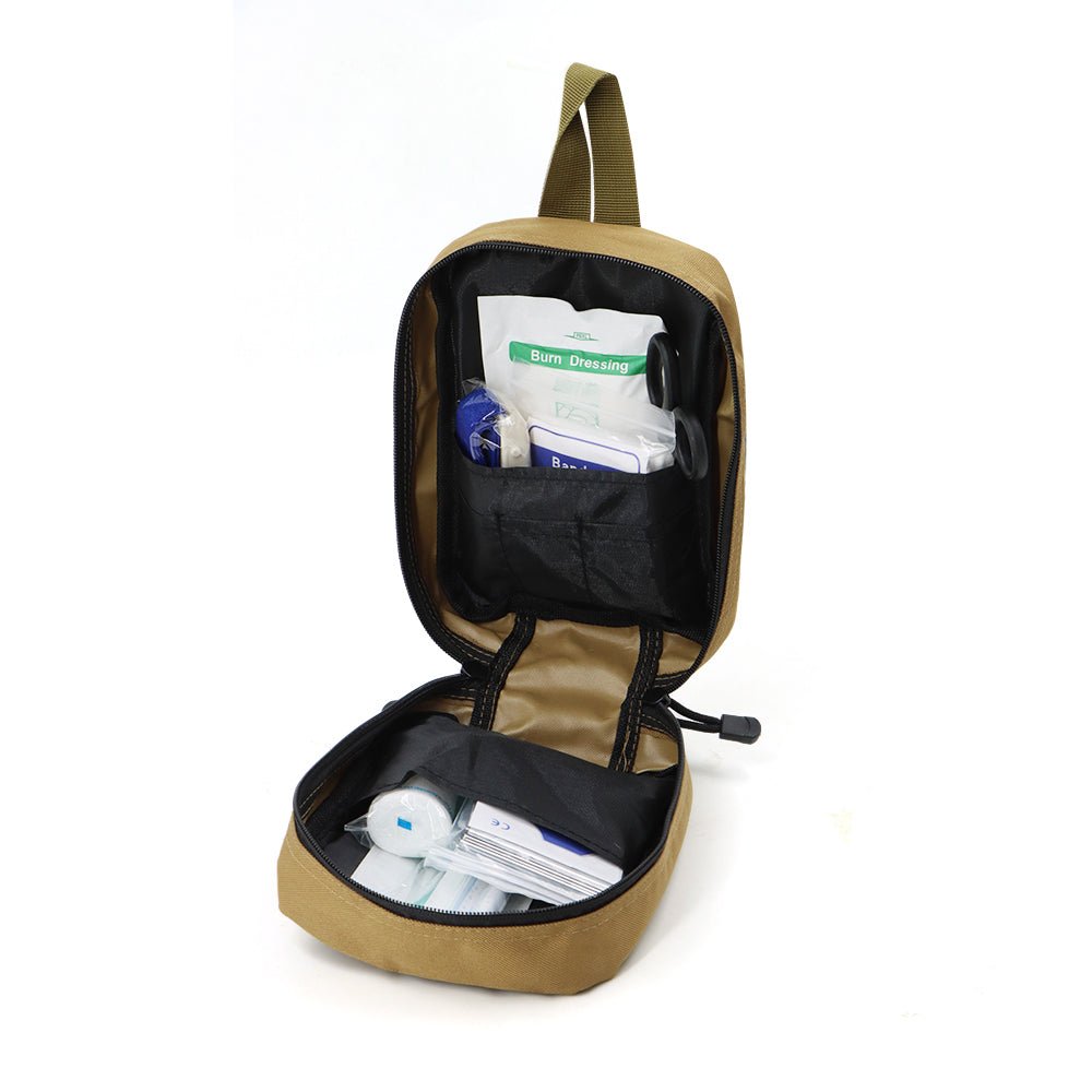 Compact Tactical MOLLE First Aid Pouch for Prepared Owners
