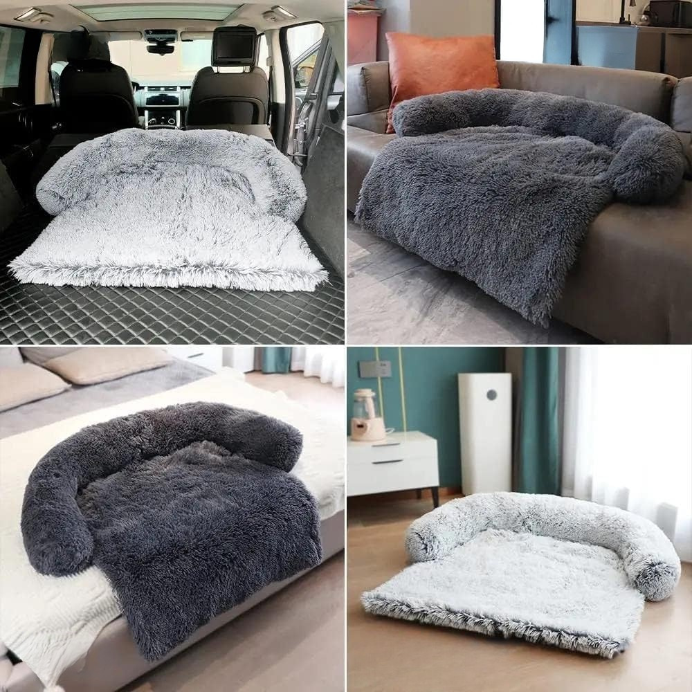 Anti-Stress Dog Mat | Washable Comfort Pad with Removable Cover