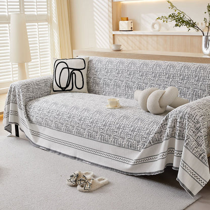 Four Seasons Universal Ice Silk Cooling Couch Cover - Ultra-Soft, Breathable & Easy-Fit
