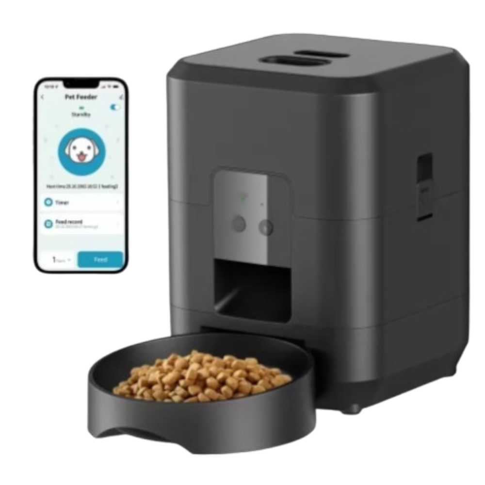 Automatic Smart Pet Feeder | WiFi-Controlled Food Dispenser for Cats & Dogs