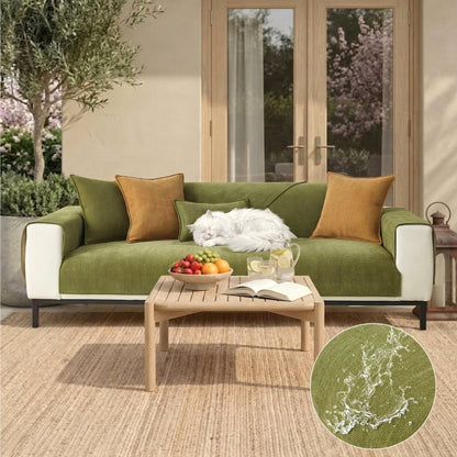 All-Season Waterproof Outdoor Couch Cover - Stain-Resistant & Durable