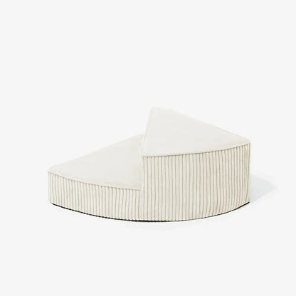 CreamyStep Cozy Corduroy Spiral Pet Stairs — Removable, Joint-Friendly, Easy Access for Pets