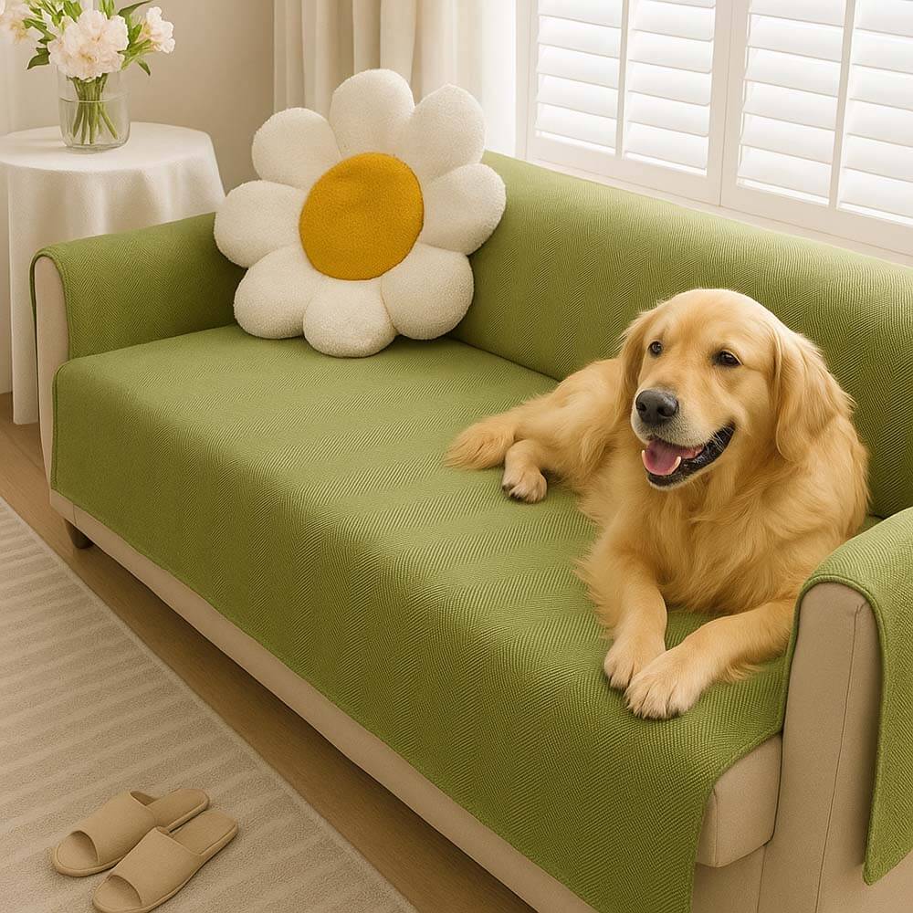 SlipSafe Waterproof Non-Slip Furniture Protector — Pet Couch Cover