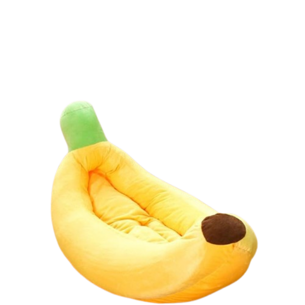 Banana Dog Bed | Washable Plush Anti-Slip Pet Bed for Large Dogs