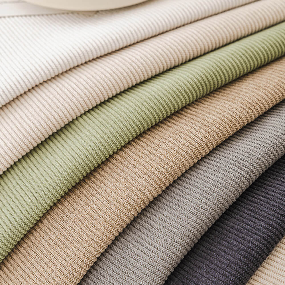 All-Season Corduroy Couch Cover – Soft, Water-Resistant, Anti-Scratch Protection with Pom-Poms