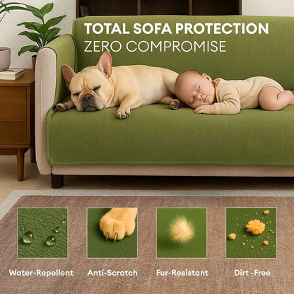 SlipSafe Waterproof Non-Slip Furniture Protector — Pet Couch Cover