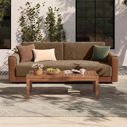 All-Season Breathable Chenille Couch Cover — Scratch-Resistant Sofa Protection for Outdoor Furniture