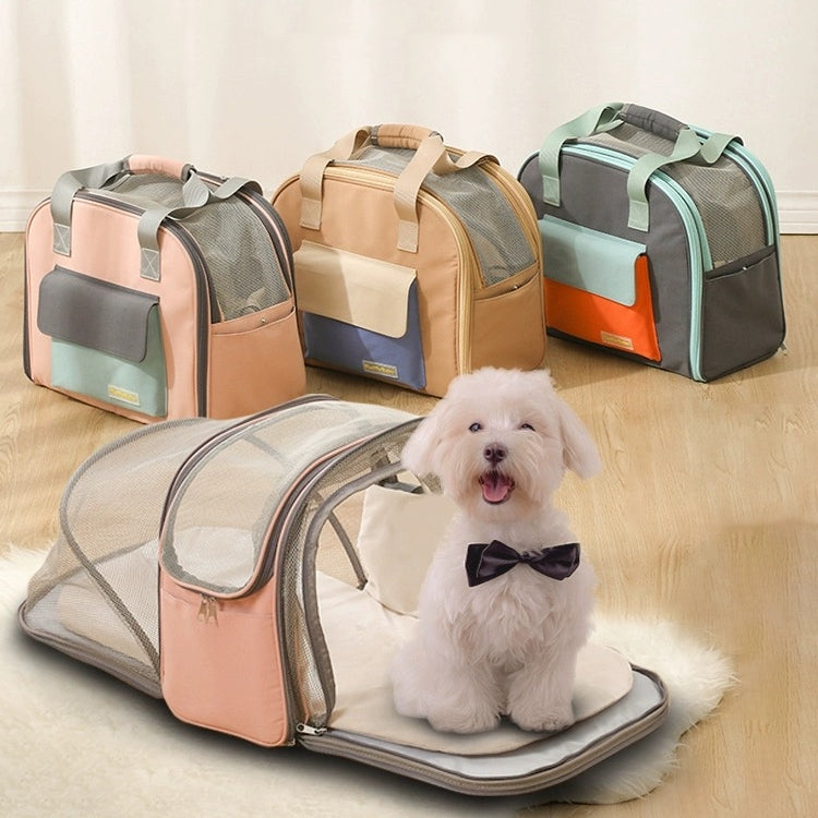 3-in-1 Expandable Dog Travel Carrier – Airline-Approved Pet Bag with Breathable Mesh