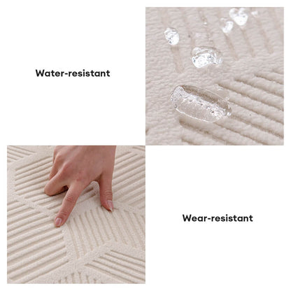 Honeycomb Pattern Water-Resistant Stretch Couch Cover - Full-Cover Magic Protector
