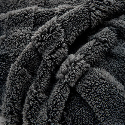 Cozy Plush Curved Jacquard Sofa Cover with Non-Slip Backing – Warm Couch Protector