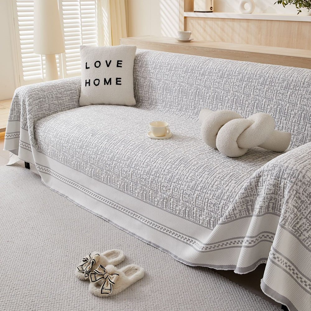 Four Seasons Universal Ice Silk Cooling Couch Cover - Ultra-Soft, Breathable & Easy-Fit