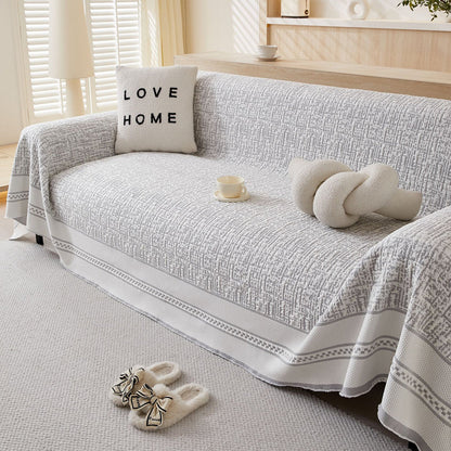 Four Seasons Universal Ice Silk Cooling Couch Cover - Ultra-Soft, Breathable & Easy-Fit