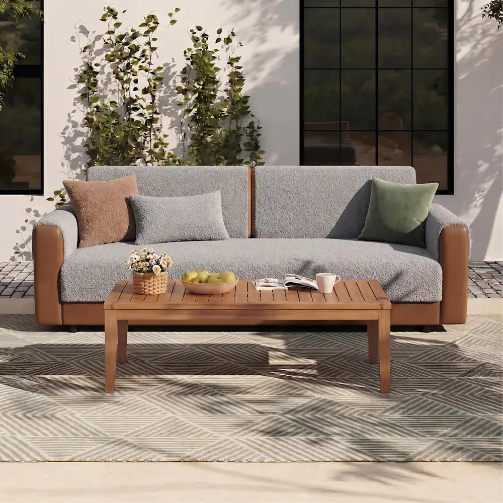 All-Season Breathable Chenille Couch Cover — Scratch-Resistant Sofa Protection for Outdoor Furniture