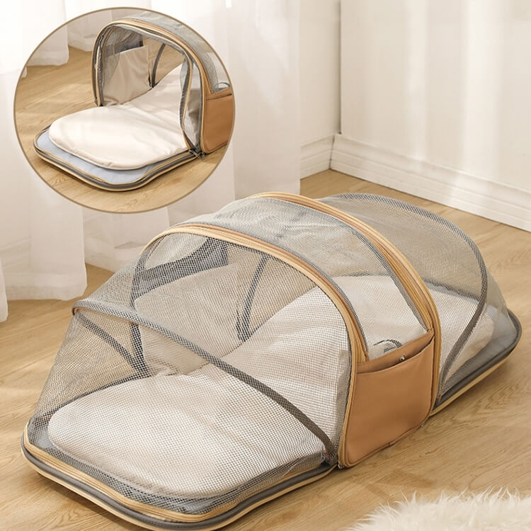 3-in-1 Expandable Dog Travel Carrier – Airline-Approved Pet Bag with Breathable Mesh