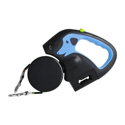 3-in-1 Duo Belt with Flashlight | Dual Retractable Leash for Dogs