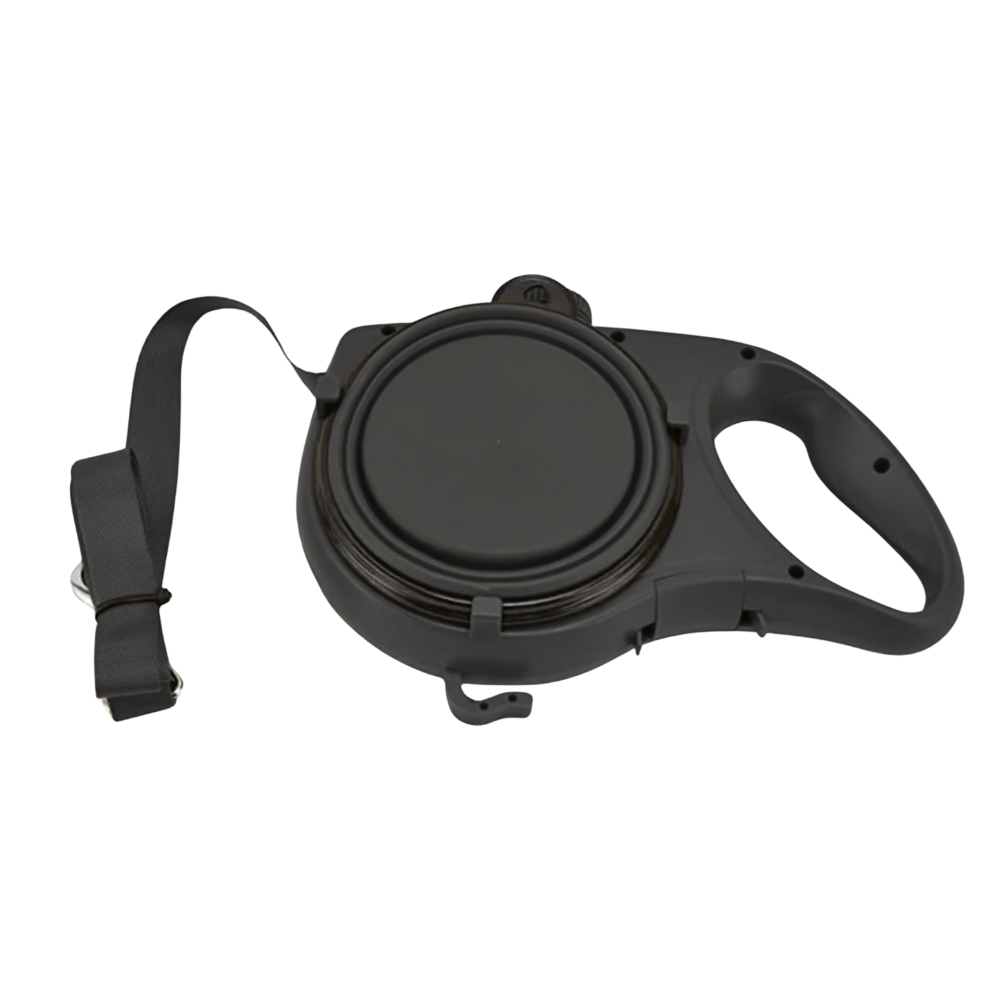 3-in-1 Dog Leash with Built-In Water Bottle, Bowl & Waste Bag Dispenser | Portable Travel Design