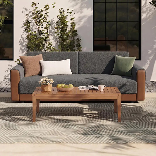 All-Season Breathable Chenille Couch Cover — Scratch-Resistant Sofa Protection for Outdoor Furniture