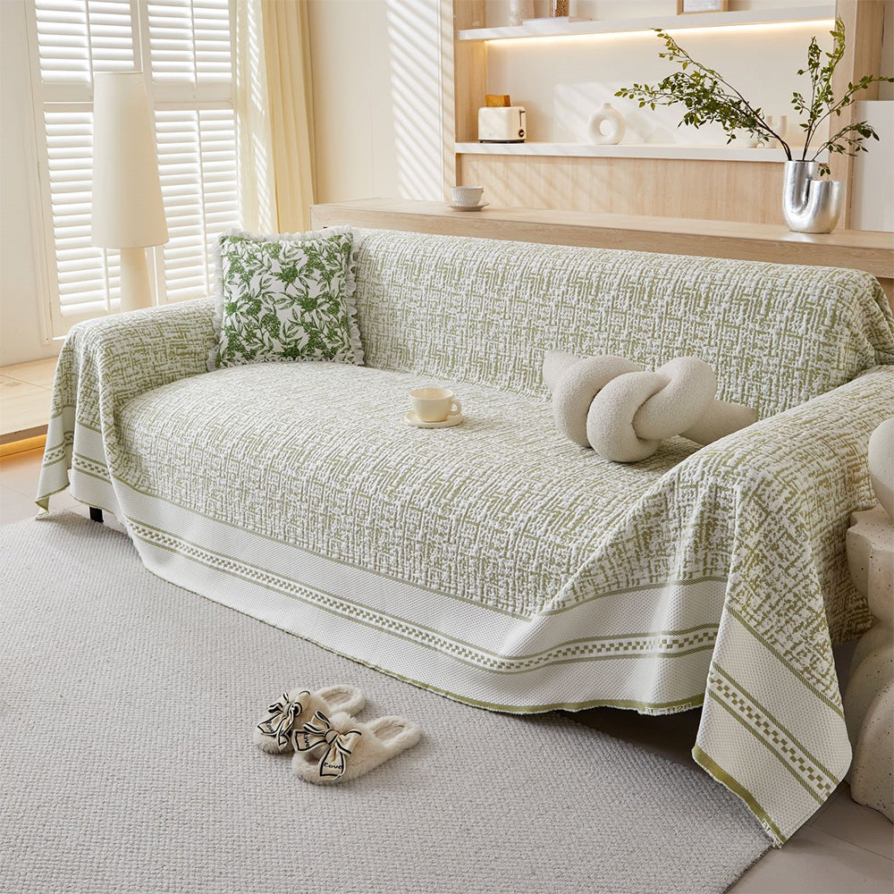 Four Seasons Universal Ice Silk Cooling Couch Cover - Ultra-Soft, Breathable & Easy-Fit