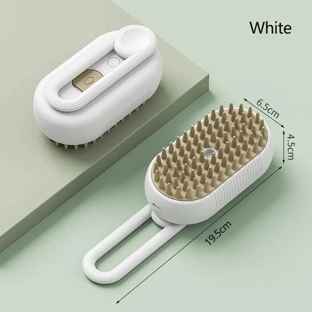 3-in-1 Pet Water Brush | Grooming, Massage & De-Shedding Tool for Dogs and Cats