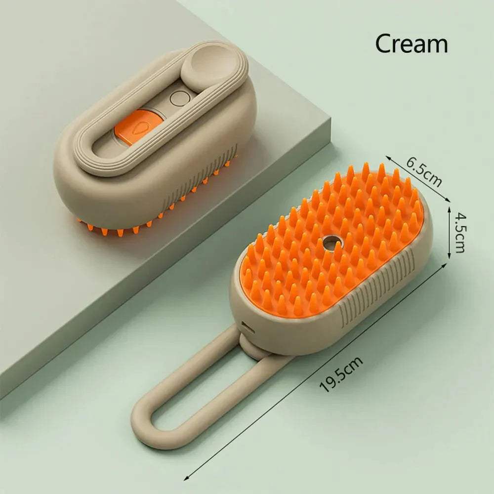 3-in-1 Pet Water Brush | Grooming, Massage & De-Shedding Tool for Dogs and Cats