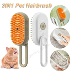 3-in-1 Pet Water Brush | Grooming, Massage & De-Shedding Tool for Dogs and Cats