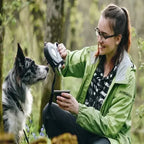4-in-1 Retractable Dog Leash | Built-in Water Bottle, Food Bowl & Poop Bag Holder