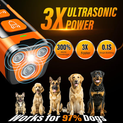 Dog Bark Control Device | Ultrasonic Training Aid – Humane & Portable