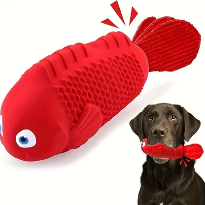 Clown fish Toy | Dog Chew Toy – Durable Squeaky Fun