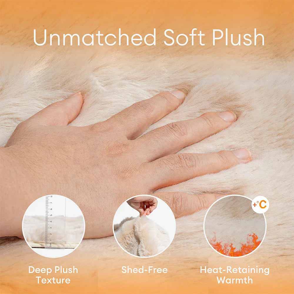 EverDry Plush Water-Resistant Furniture Protector — Soft, Fluffy Couch Cover