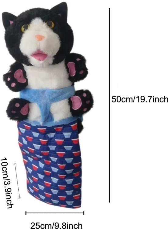 Interactive Cat Play Glove: Scratch-Resistant Toy with Realistic Design and Movable Paws for Engaging Fun